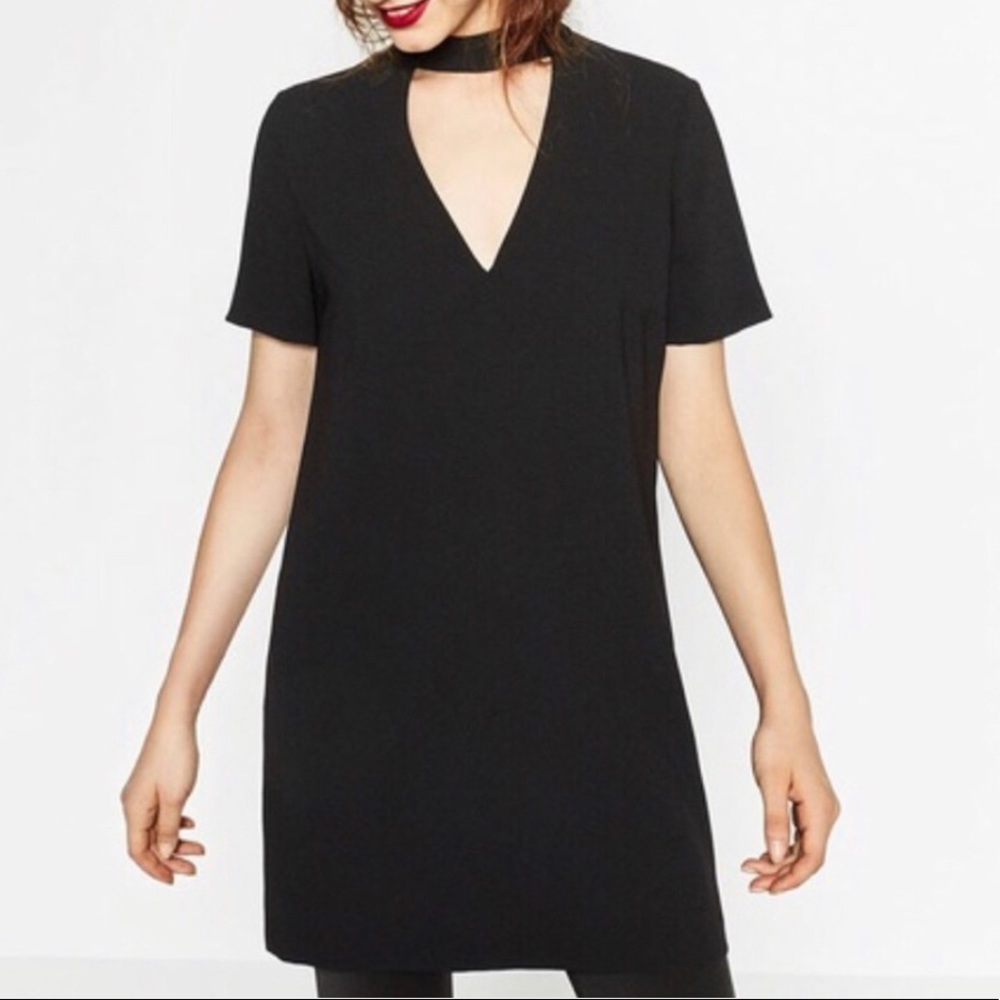 ZARA Short Sleeve Mini Dress